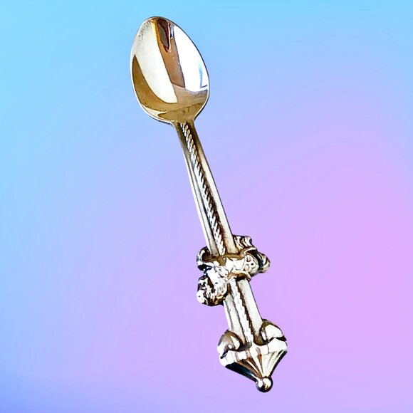 Lenox Feeding Spoon Baby Jewel Collection Carousel HORSE Silverplate - Picture 4 of 10